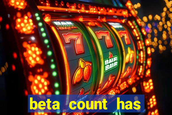 beta count has changed pt br